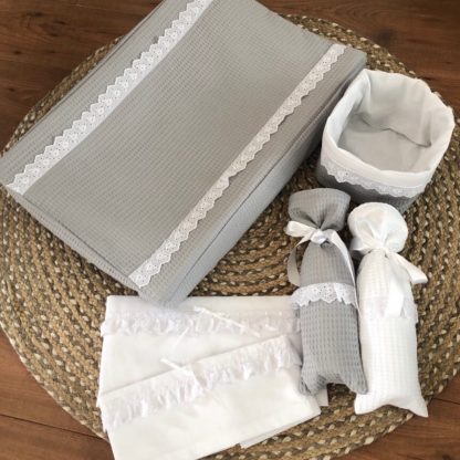 STEL ZELF SAMEN - AANBIEDINGSSET 51# broderie, keuze uit diverse kleuren