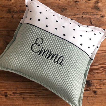 Kussentje stars, feathers and dots collection - Custommade