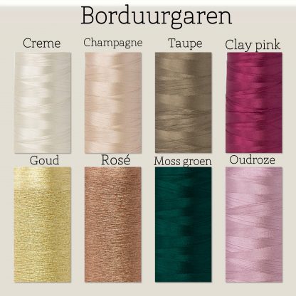 Aankleedkussenhoesje - BRODERIE kantje - Afbeelding 5