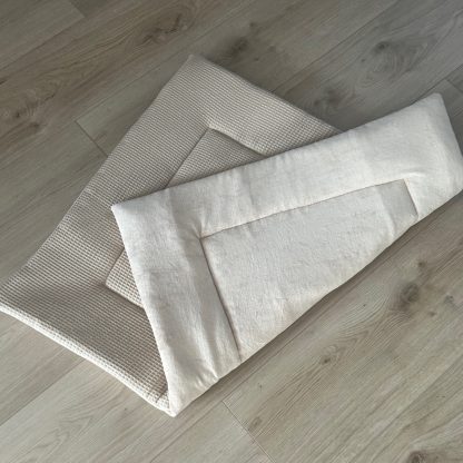 Boxkleed - DUO velvet en wafelstof - Afbeelding 7