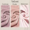 CUSTOM MADE babynestje met roezels VELVET en WAFELSTOF - Afbeelding 2