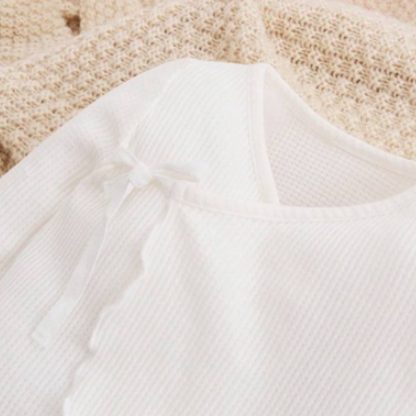 DeLuxe 2 delig gepersonaliseerd meisjes pakje off-white - Afbeelding 3