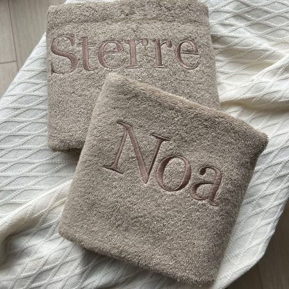 Handdoek met naam