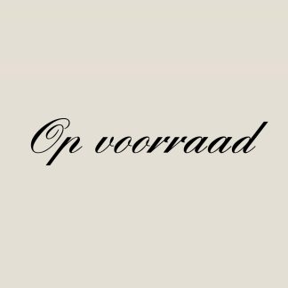 OP VOORRAAD