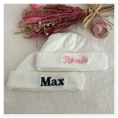 Newborn babymutsje wit - Afbeelding 6