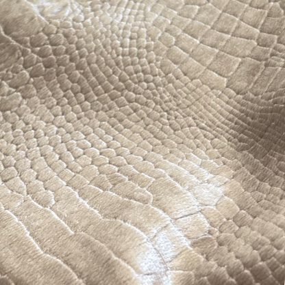 Boxrand goud croco velvet met goud satijn - Afbeelding 2