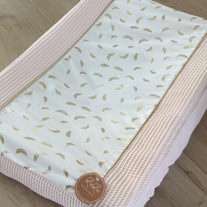Aankleedkussenhoesje LUXE goud printjes - Custommade