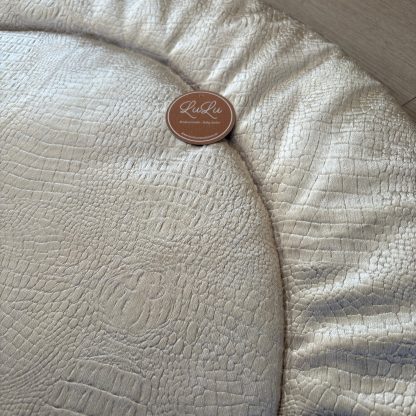 Boxkleed goud velvet croco - Afbeelding 3