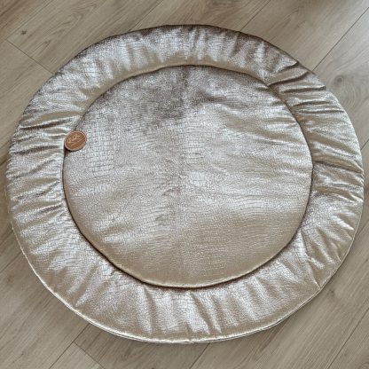 Boxkleed goud velvet croco