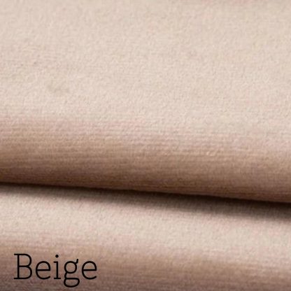 Boxset creme, beige of taupe HOLLAND VELVET - Boxkleed, Boxrand en babynestje - Afbeelding 3