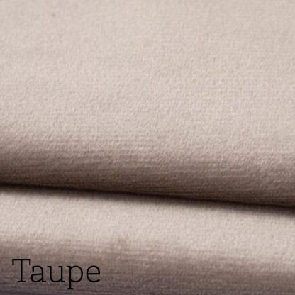 Boxset creme, beige of taupe HOLLAND VELVET - Boxkleed, Boxrand en babynestje - Afbeelding 4
