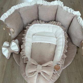 KIES UW KLEUR boxset velvet NORA  - Boxkleed, Boxrand en Babynestje