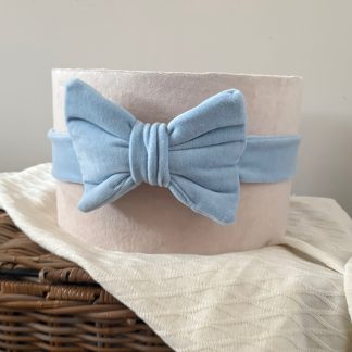 Lampenkap velvet met strik