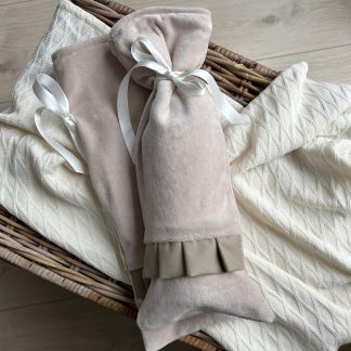 Kruikzak nicky met taupe roezel