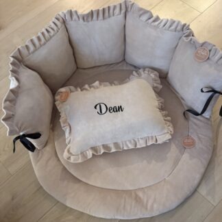 KIES UW KLEUR BOXAANKLEDING beige velvet BOXSET DEAN