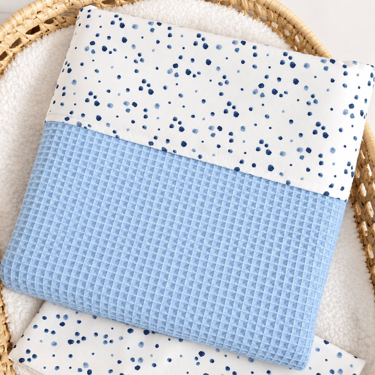 Dekentjes Blauw Confetti Dots - Afbeelding 5