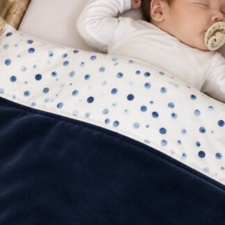 Dekentjes Blauw Confetti Dots