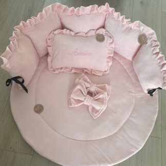 BOXAANKLEDING velvet Babyroze BOXSET AMIRA